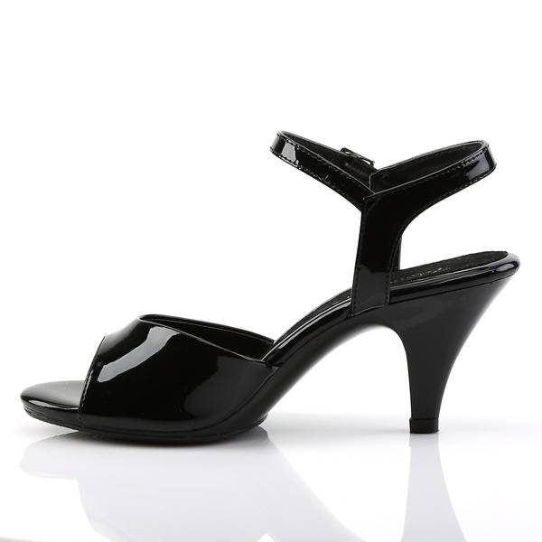 Klassische Lack Sandalette BELLE-309 schwarz von Fabulicious