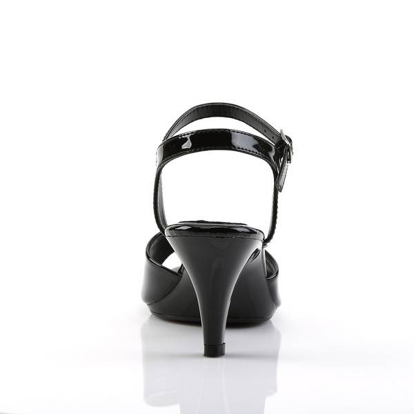 Klassische Lack Sandalette BELLE-309 schwarz von Fabulicious