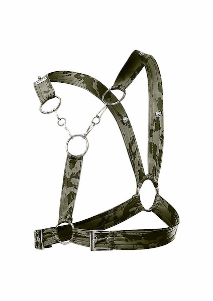 Camouflage Cross Chain Harness von DNGEON
