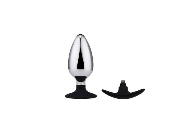 Buttplug with silicone retrieval handle - Small von