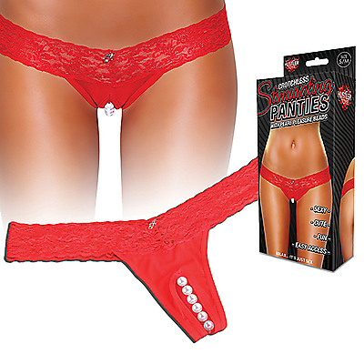 HUSTLER Stimulating Panties red von Hustler Lingerie