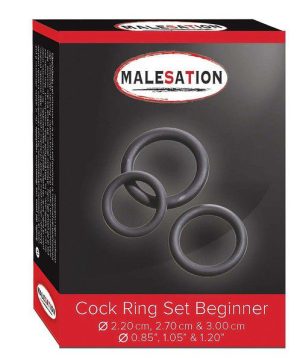 MALESATION Cock Ring Set Beginner von MALESATION