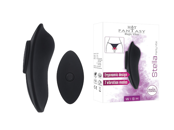 Panty Vibrator mit Fernbedienung schwarz von Hot Fantasy