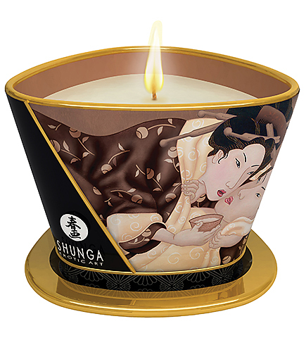 SHUNGA Massage Kerze Schokolade 170ml von Shunga