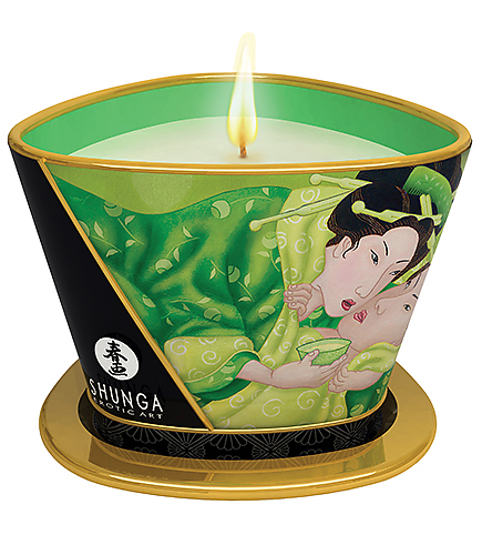 SHUNGA Massage Kerze Zeder/Grüner Tee 170ml von Shunga