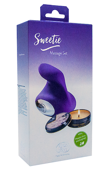 Sweetie Massage Set Vibrator + Massagekerze von Minds of Love