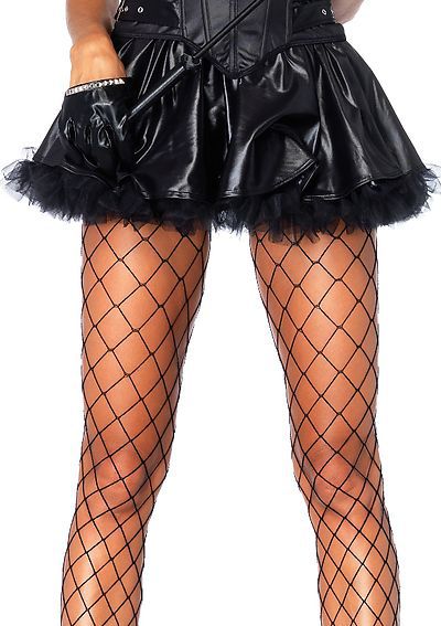 Wet Look Petticoat Skirt von Leg Avenue